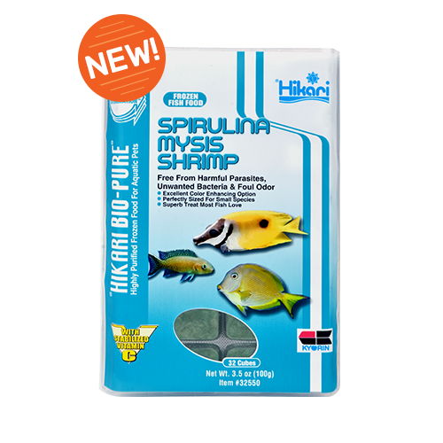 Hikari Spirulina Mysis Shriimp 3.5oz Cubes