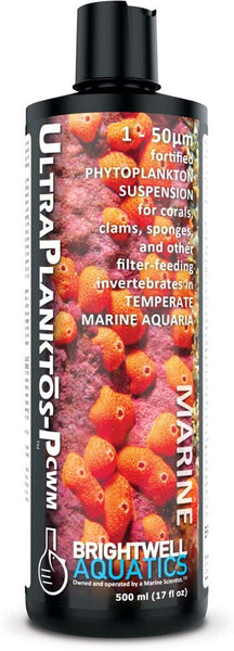 Brightwell UltraPlanktos-P - Amino Acid-Enhanced Phytoplankton and Microparticulate Blend for Tropical Marine Aquaria 500ml