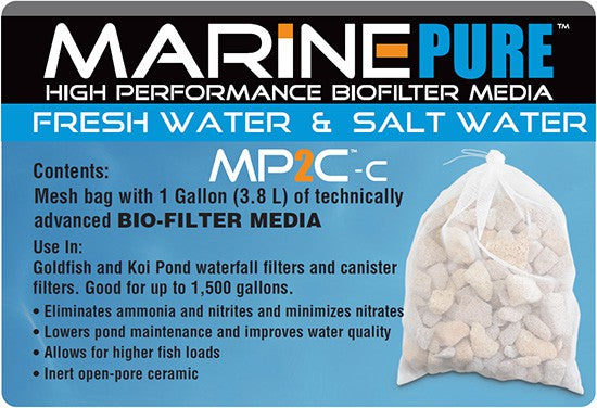 Marine Pure High Performance Biofilter Media MP2C-C